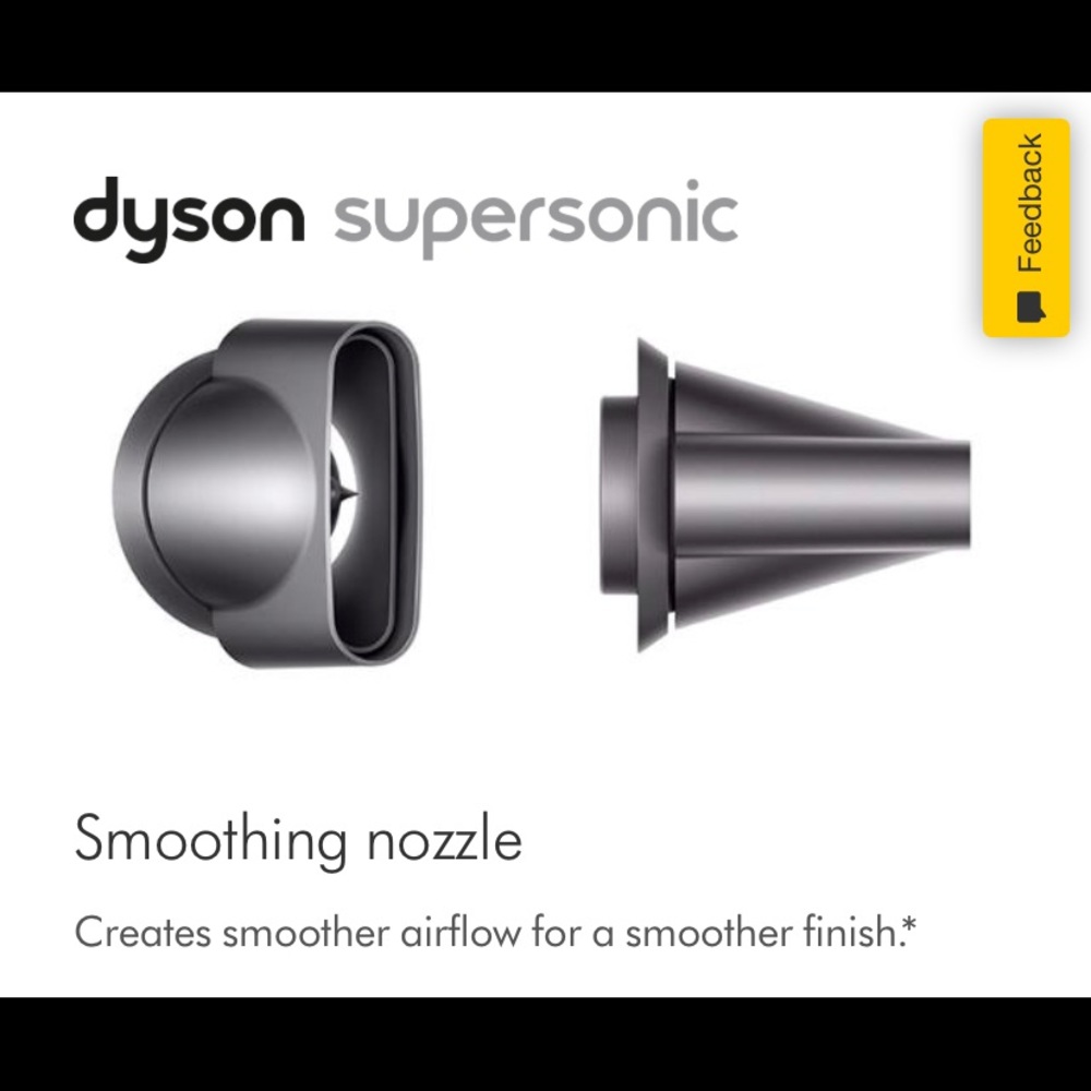 Dyson super sonic smoothing nozzle
